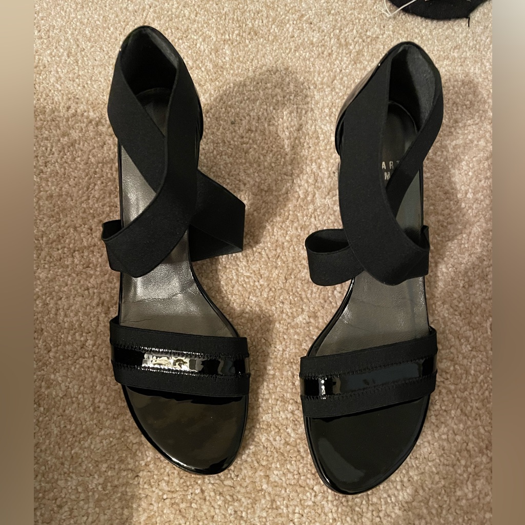 Womens - Stuart Weitzman - Midexeter Heels - Black Size 7.5